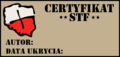 Certyfikat STF